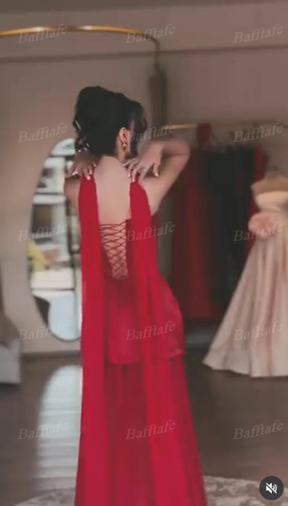 Strapless Evening Party Dress