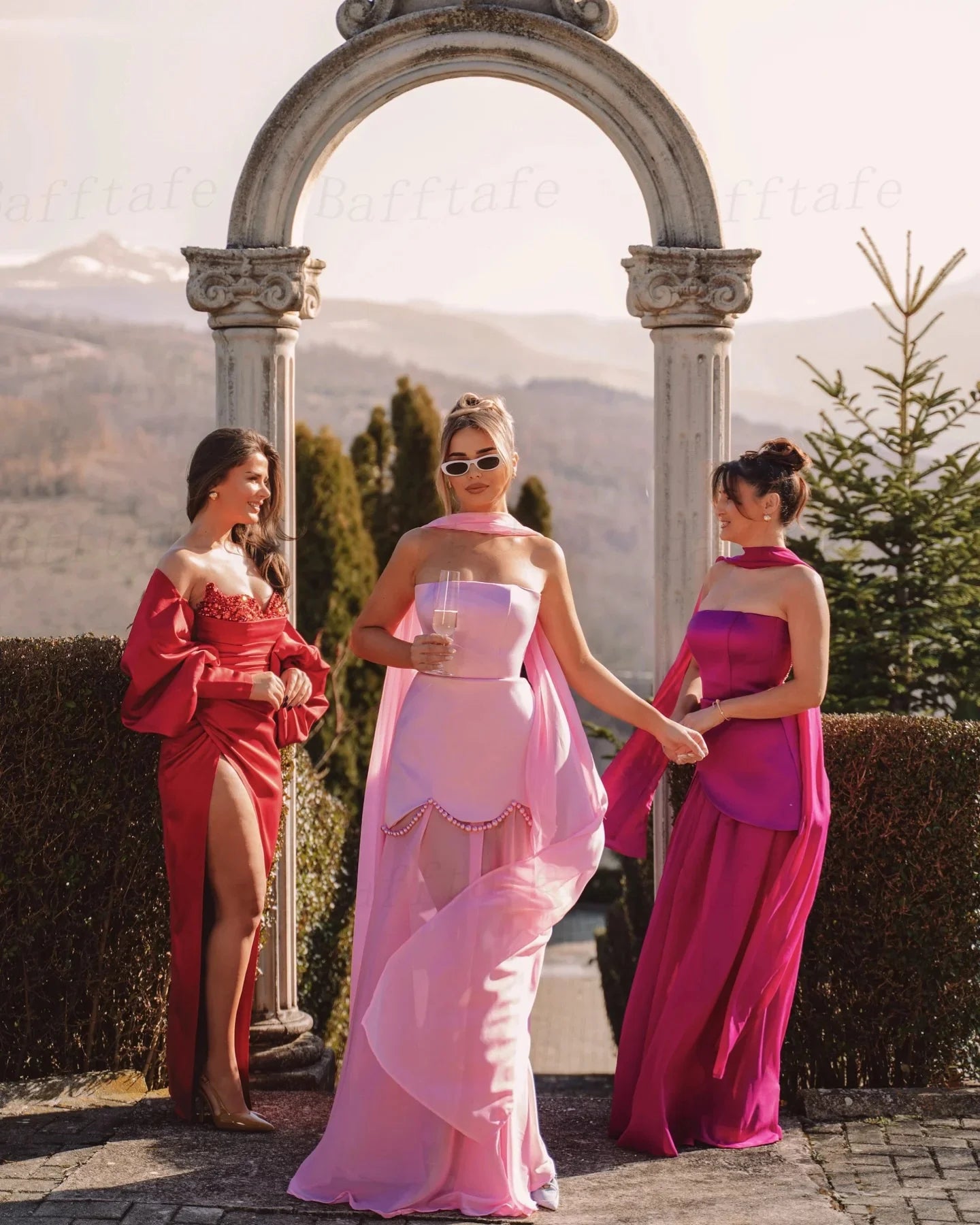 Strapless Evening Party Dress