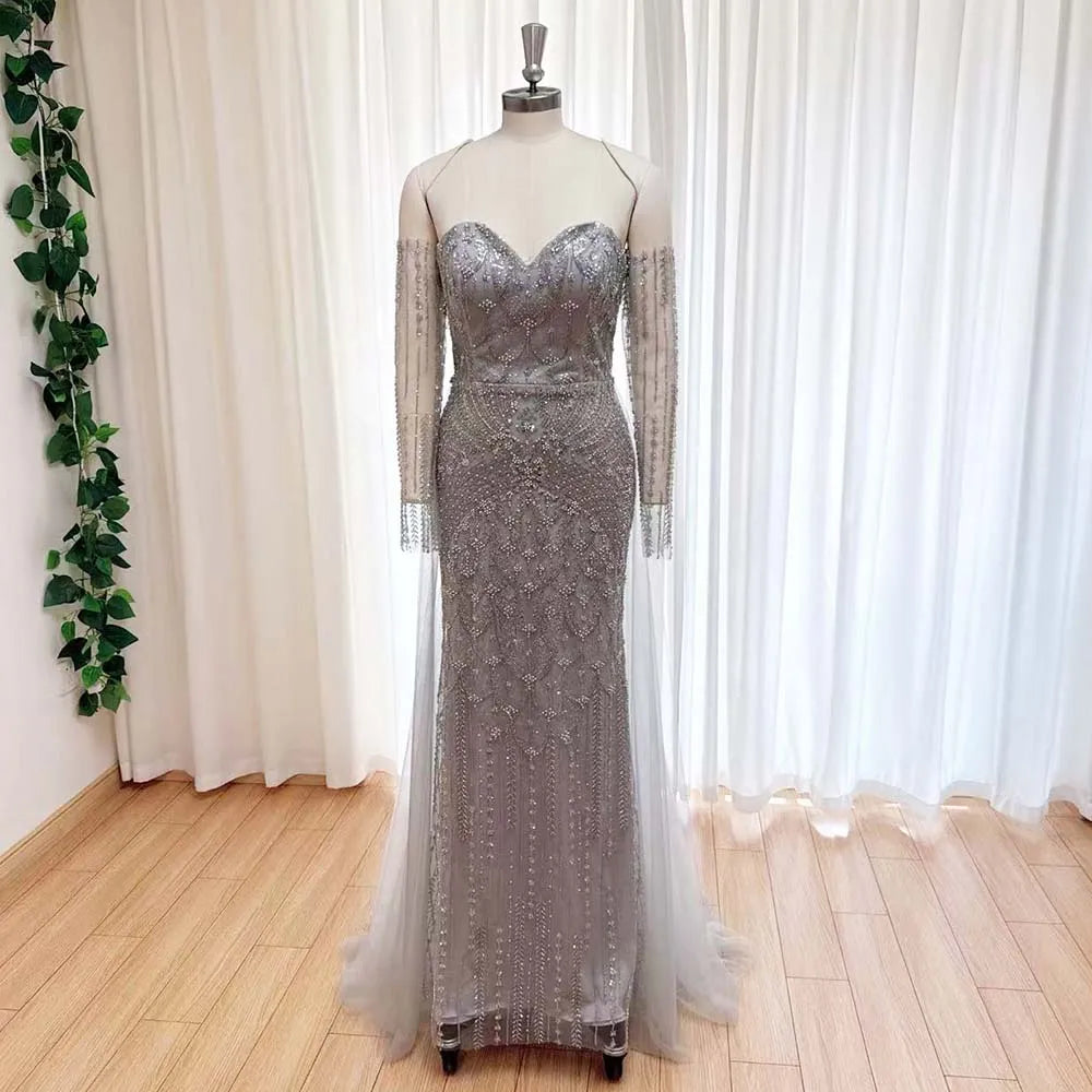 Mermaid Evening Dress for Women 2025 Elegant Women Wedding Party