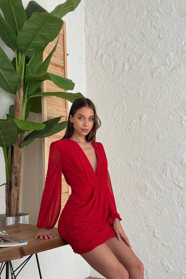 Sexy Red Mini Dress – Perfect for Parties & Nights Out